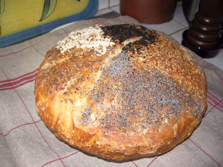 Pain au levain et cereales