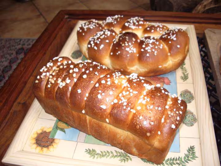 Pain complet au levain et brioches kinou