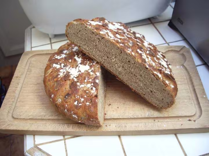 Pain de seigle la mie