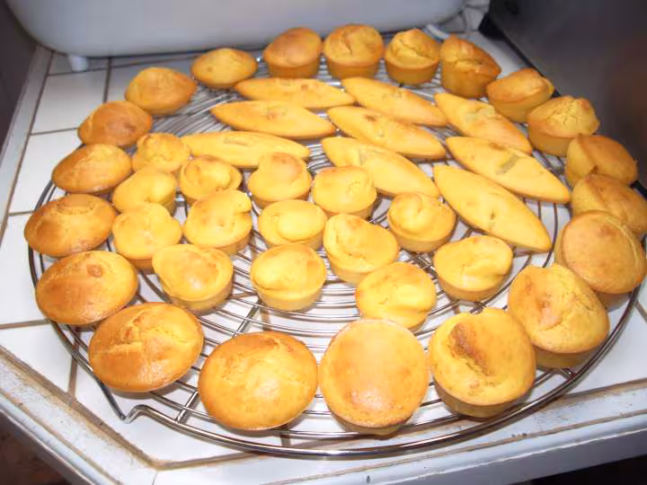 Petits gateaux vanille poires