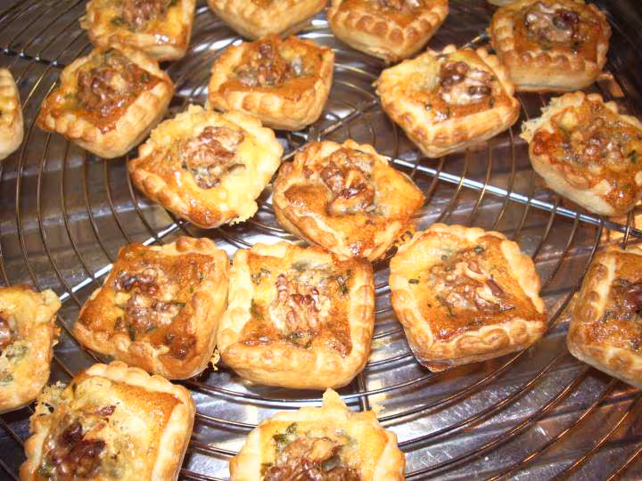 Tartelettes noix bleu