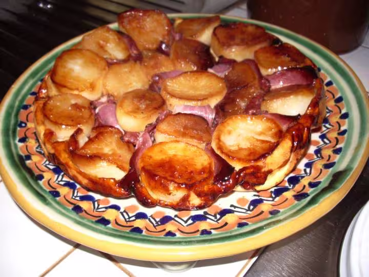 Tatin navets magrets de canard fume