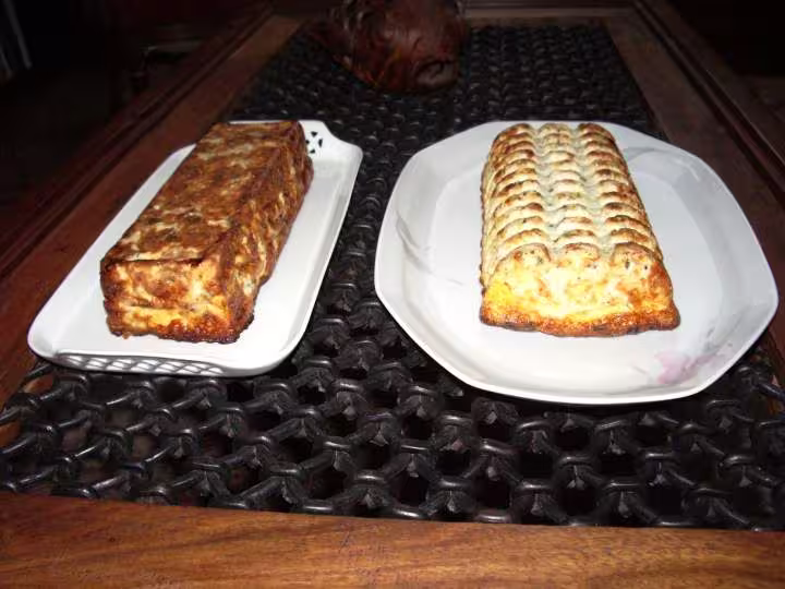 Terrines saumon et cabillaud