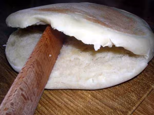 Pita apres cuisson