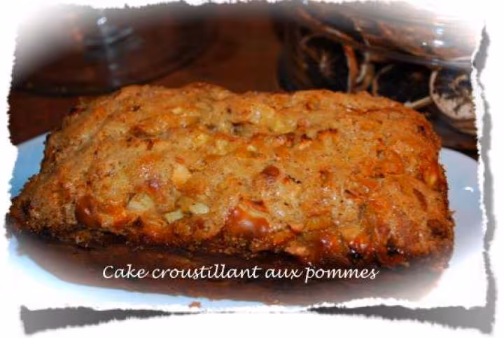Cake croustillant aux pommes