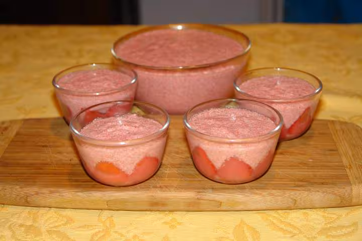 Mousse de fraise