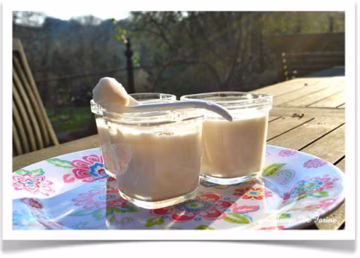 Yaourts au lait d amandes