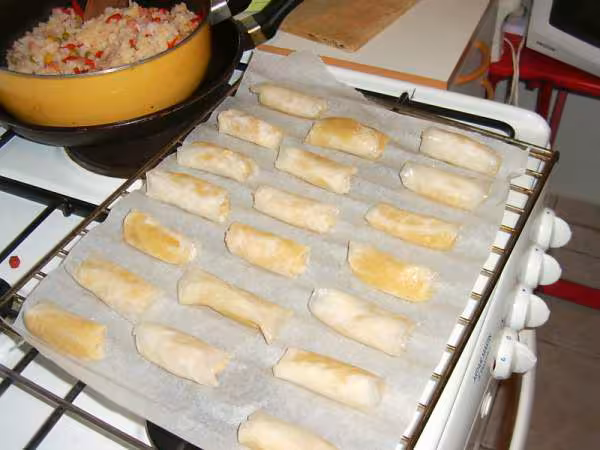 Nems avant cuisson