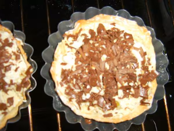 Tartelette crumbles pommes chocolat