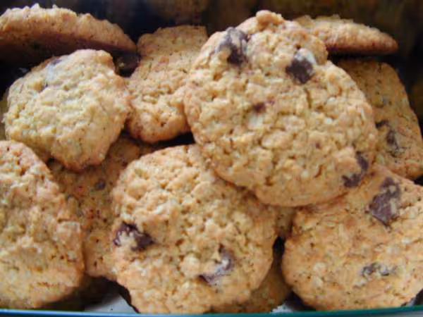 Biscuit pepites chocolat et flocons d avoine