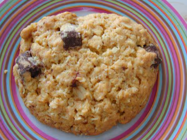Biscuit pepites chocolat et flocons d avoine