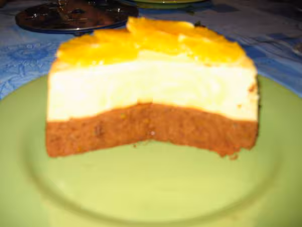 Bavarois chocorange de face