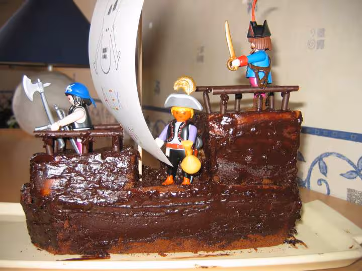 Gateau bateau pirate 1