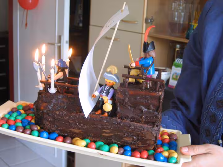Gateau bateau pirate 3