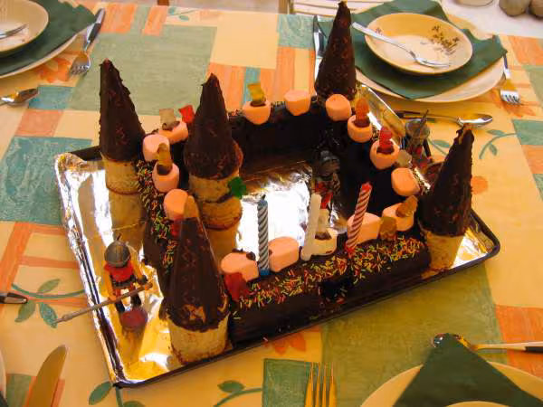 Gateau chateau fort