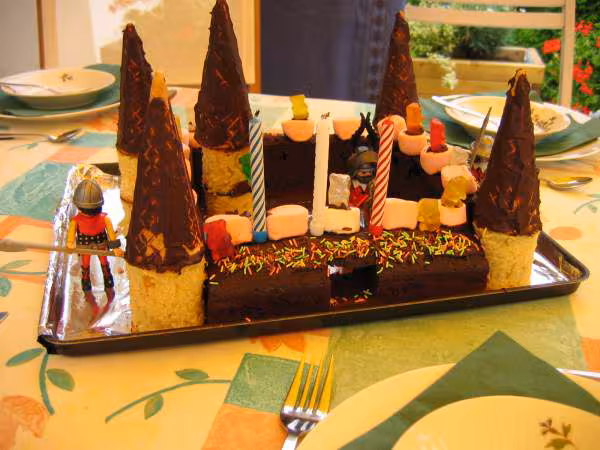 Gateau chateau fort 2
