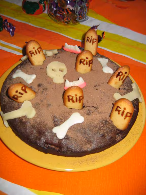 Gateau pierres tombales