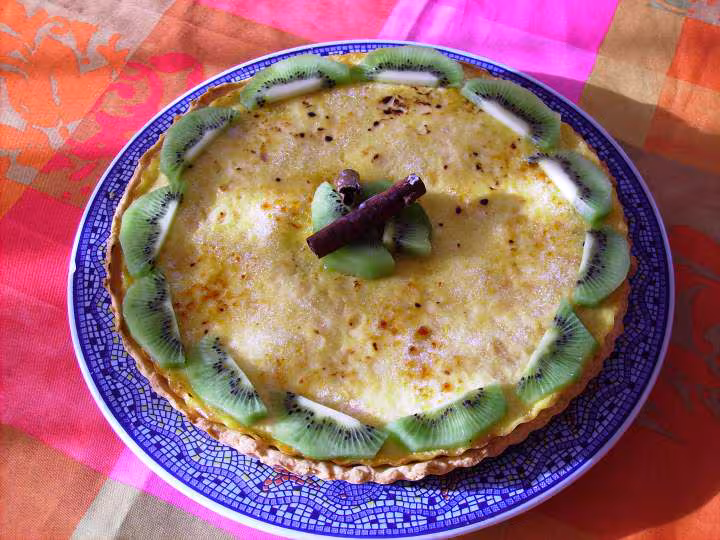 Tarte pommes kiwis