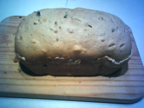 Cake aux noix et eclats de chocolat