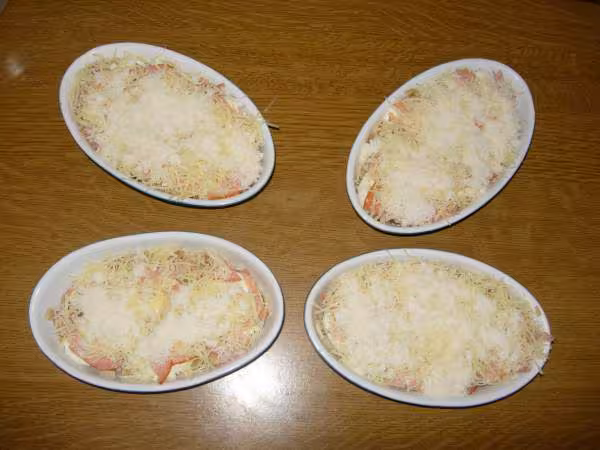 Cassolettes avant cuisson