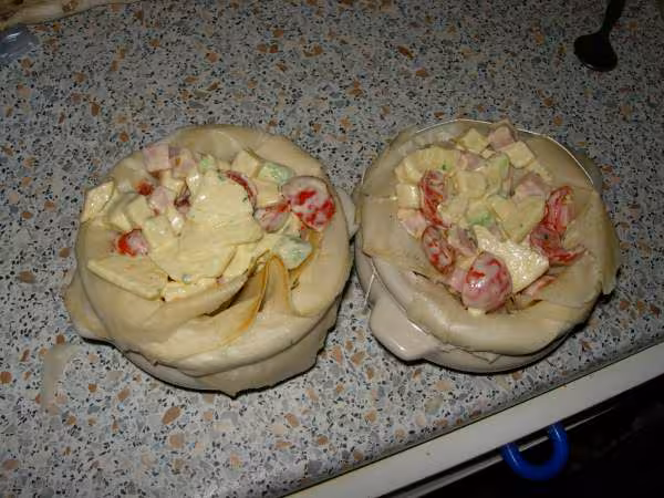 Cassollettes a l oeuf poche