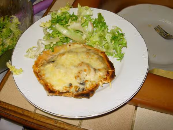 Coquille saint jacques en pate brisee gratinee