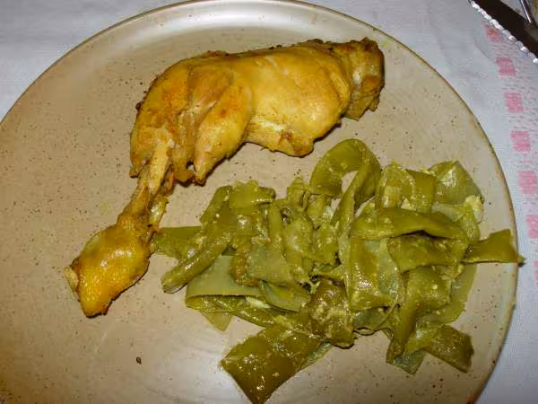 Cuisses de poulet roties