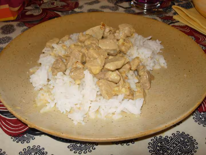 Curry de porc au coco