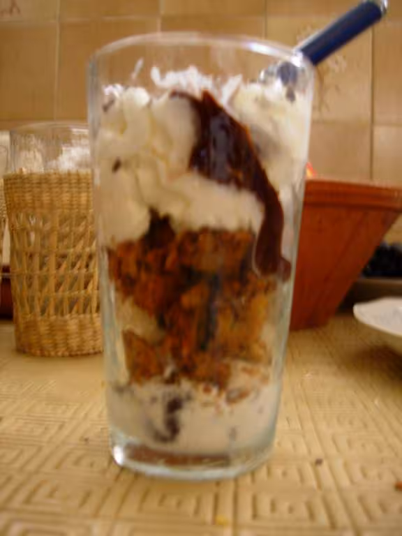 Dessert cookies glace