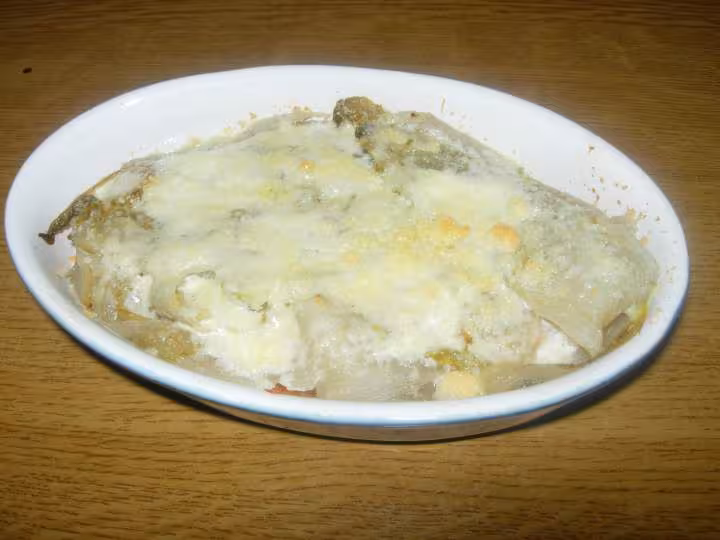 Gratin de saumon aux endives