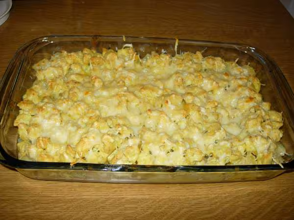 Gratin tropical apres cuisson