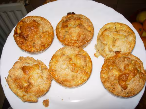 Muffins pommes noix de coco