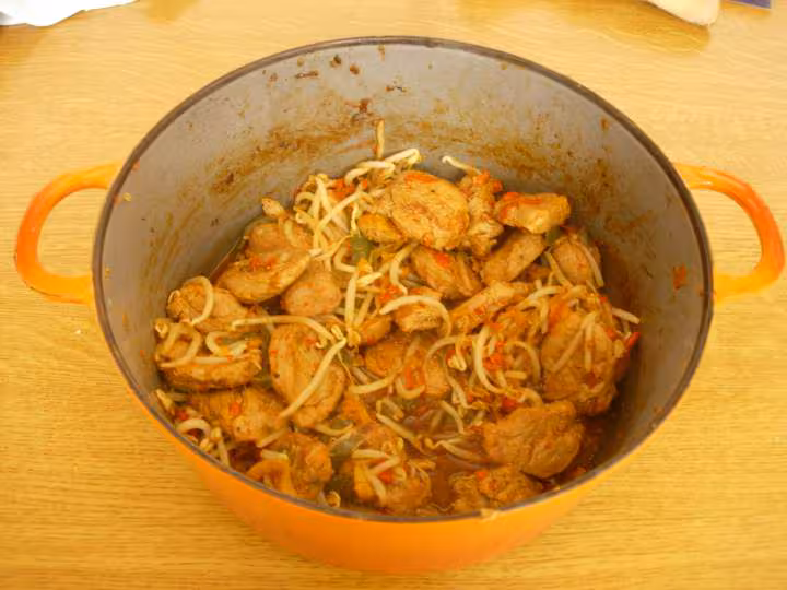 Porc saute au soja