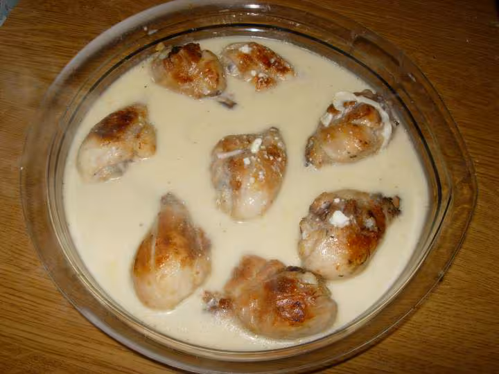 Poulet sauce au chevre