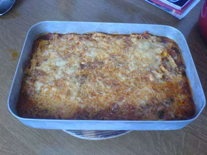 Ratatouille de pates en gratin photo