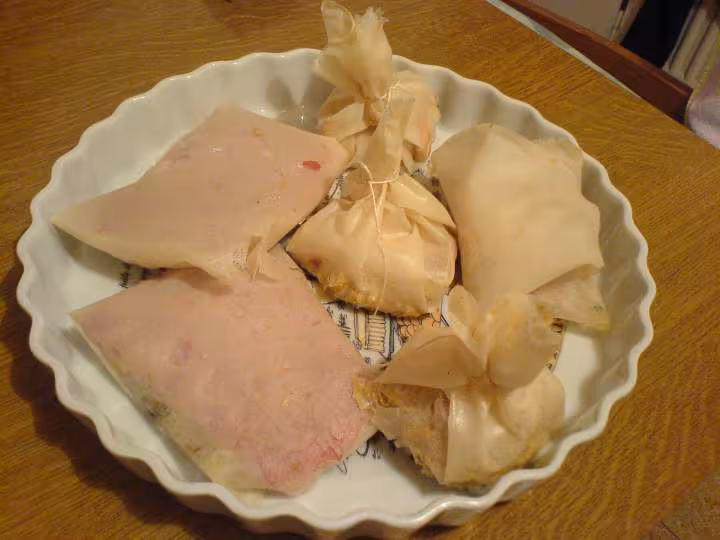 Repas rapide d un soir chassons et aumonieres
