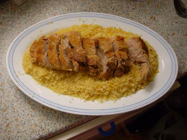 Roti de veau aux epices