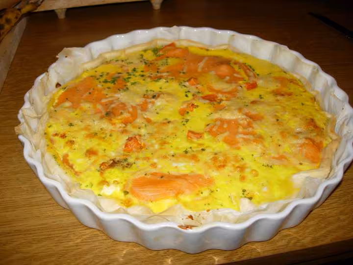 Tarte au saumon