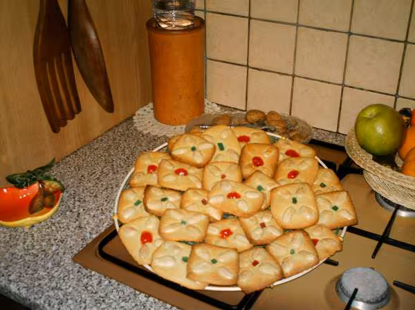 Rectangles aux fruits confits