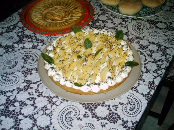 Tarte aux pommes garniture raffinee