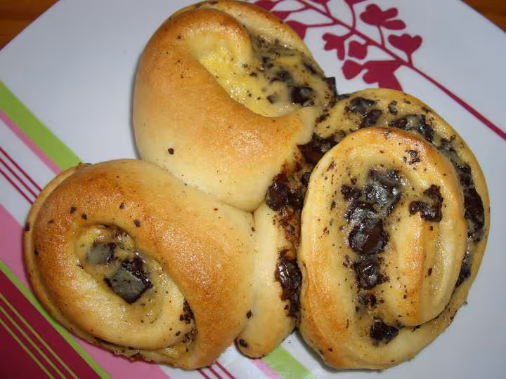 Chinois creme patissiere et chocolat version mini