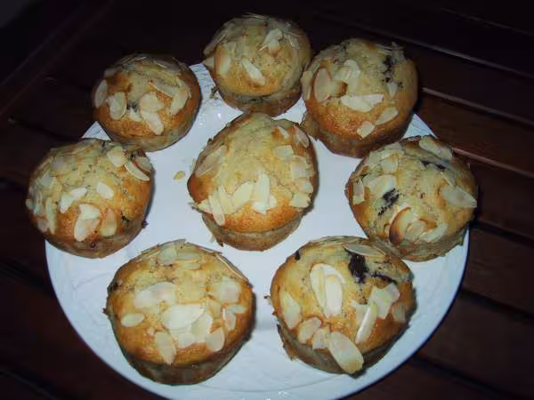 Muffins yaourt chocolat amande