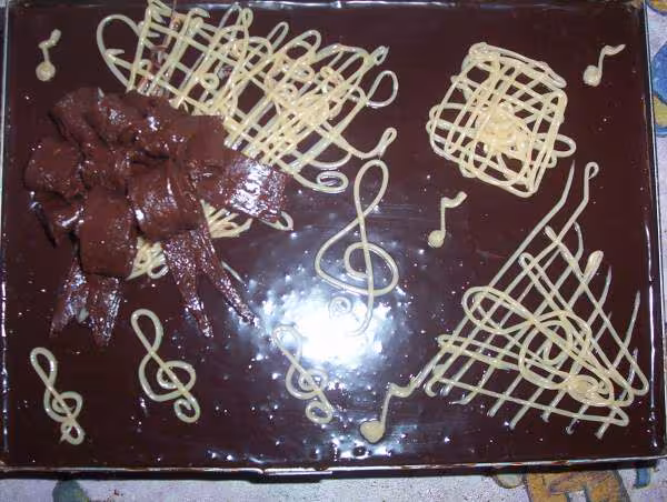3 chocolat vue de dessus