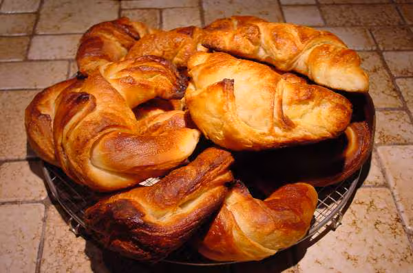 Croissants au levain