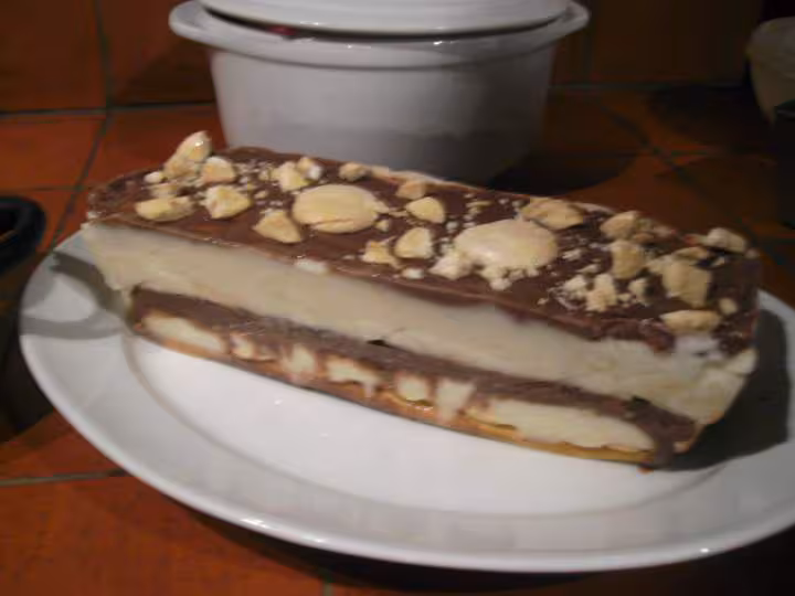 Buche glacee poire chocolat