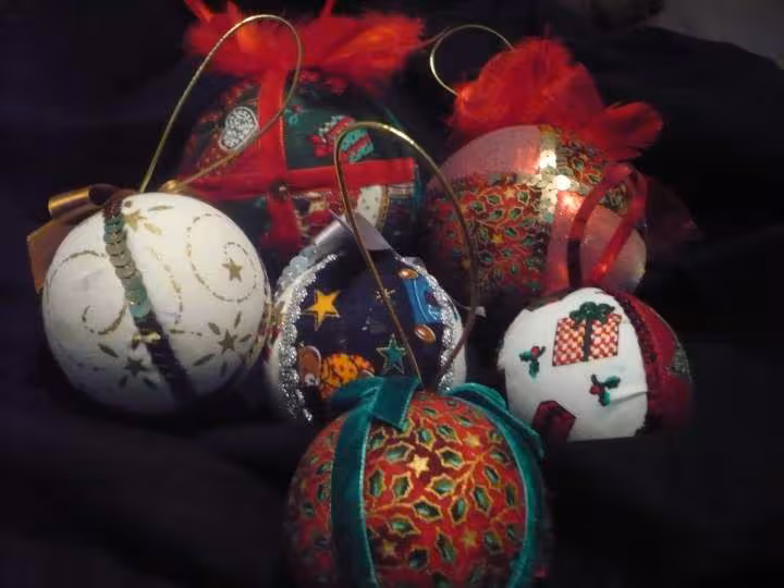 Boules de noel a faire soi meme