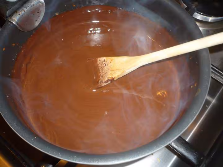 Craquant a la mousse au chocolat framboises et speculoos