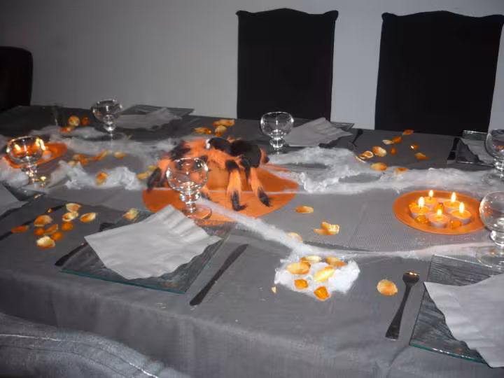 Decoration table pour haloween