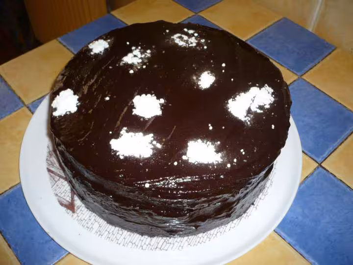 Gateau damier au chocolat