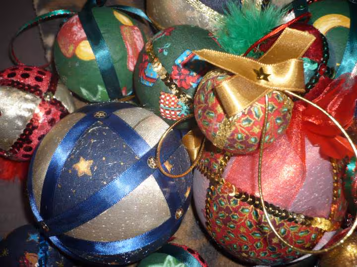 Mes boules de noel pour le sapin